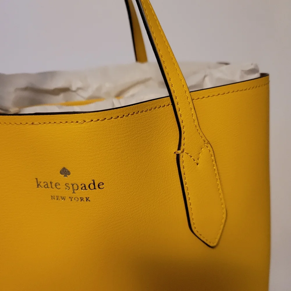 Kate Spade NWT Harper Satchel in Sunflower Field - Picture 5 of 10